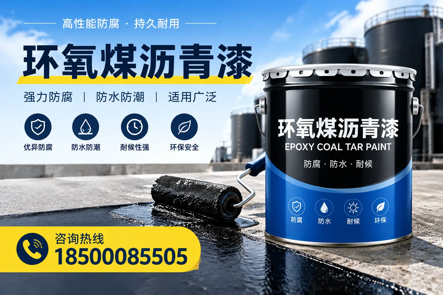 选择环氧煤沥青漆的五大理由，贵阳客户必知